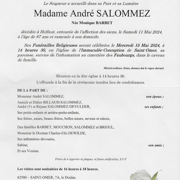 Photo de Monique SALOMMEZ